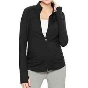 Gapfit maternity black breathe zip hoodie